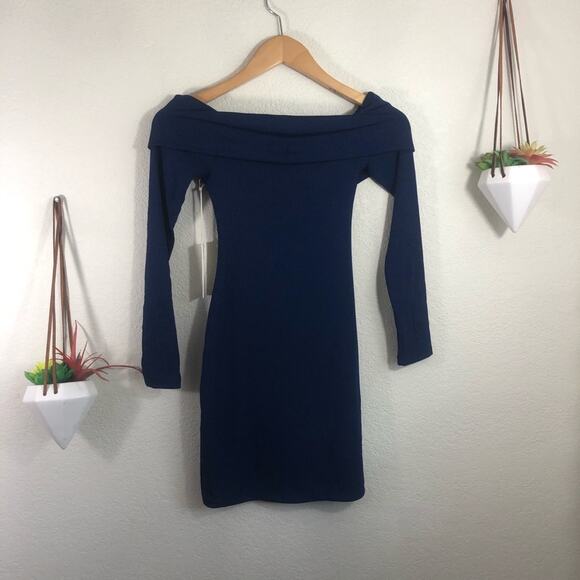 NWT Capulet Elena blue bodycon mini dress Small SAMPLE - Picture 3 of 7